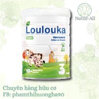 Sữa bột công thức hữu cơ Loulouka Thụy Sĩ số 3 cho từ 10 tháng - hộp 900g