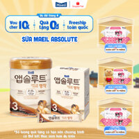 Sữa bột công thức Maeil Absolute giúp hỗ trợ tiêu hóa, phát triển trí não cho trẻ dạng hộp và lon