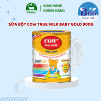 Sữa bột Cow True Milk Baby Gold 900g hỗ trợ đường ruột, giúp bé tiêu hóa tốt, tránh táo bón - Siêu thị sữa Bàu Bàng