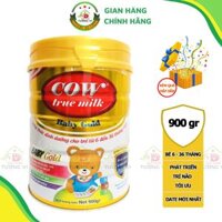 Sữa bột Cow True Milk Baby Gold 900gr cho trẻ 6-36 tháng tuổi