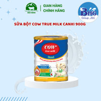 Sữa bột Cow True Milk Canxi 900g bổ sung hấp thụ canxi, giúp xương chắc khỏe dẻo dai - Siêu thị sữa Bàu Bàng