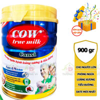 Sữa bột Cow True Milk Canxi Nano 900g – Phòng ngừa loãng xương và tiểu đường cho người lớn tuổi