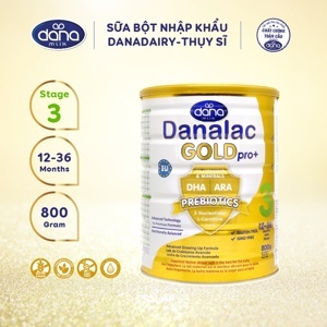 Sữa bột Danalac Gold Pro+ số 3 – Hộp 800g