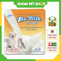 Sữa Bột Dành Cho Chó Mèo Bio Milk 100gr Bổ Dung Chất Dinh Dưỡng Cho Chó Mèo Còi Cọc Chậm Lớn Phục Hồi Sức Khỏe Sau Ốm
