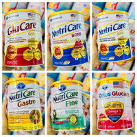 Sữa Bột dành cho người lớn Đủ dòng Nutricare Bone/Gold/Glu/Adults/ Gaátro/Fine (900g)