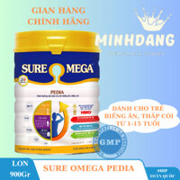 Sữa bột dành cho trẻ biếng ăn ,thấp còi PEDIA SURE OMEGA [Chuẩn GMP] lon 900gr