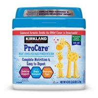 Sữa bột dành cho trẻ sơ sinh kirkland signature procare non-gmo infant formula, set 1 hộp