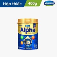 Sữa bột Dielac Alpha Gold 2 - lon 400g (cho trẻ từ 6 - 12 tháng tuổi) {Sữa non},{Chính hãng},{Date xa}