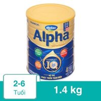 Sữa bột Dielac Alpha Gold IQ số 4 (sữa non) 1.4 kg (2 - 6 tuổi)