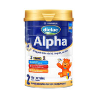 Sữa bột dielac alpha thường số 1,2,3,4 900g