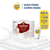 Sữa bột dinh dưỡng ADONAI PLUS GOLDENS (400GR) - Sữa dinh dưỡng cho người lớn tuổi - Sữa tiểu đường
