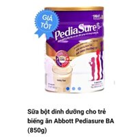 Sữa bột dinh dưỡng cho trẻ biếng ăn Abbott Pediasure BA(850g)