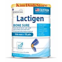 SỮA BỘT DINH DƯỠNG LACTIGEN BONE SURE SỮA NON + TỔ YẾN ( GIÚP PHỤC HỒI TÁI TẠO CƠ - SỤN - KHỚP ) LON 900G