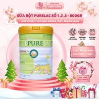 Sữa bột dinh dưỡng PureLac Royal Plus 800g số 1, 2, 3 cho bé