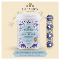 Sữa Bột Dinh Dưỡng Số 2 Danmilko Miniature 800g (12-24 Tháng Tuổi).