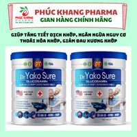 SỮA BỘT DR YAKO SURE GLUCOSAMIN SỤN VI CÁ MẬP CANXI NANO MK7. LON 650gr. GIÚP GIẢM ĐAU XƯƠNG KHỚP, KHÔ KHỚP