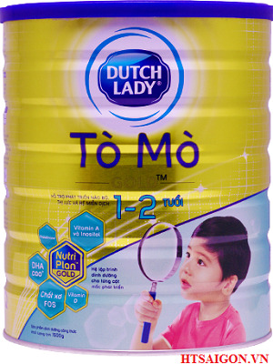 Sữa bột Dutch Lady Cô gái Hà Lan Tò Mò Gold - hộp 1.5kg (1 - 2 Tuổi )