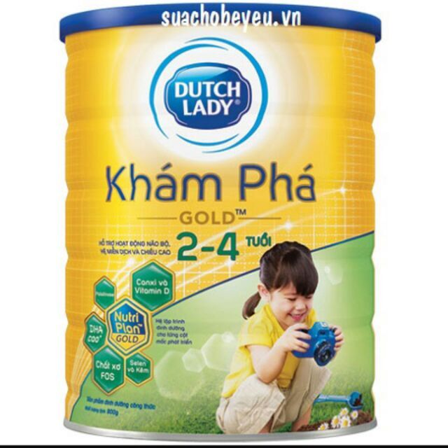 Sữa bột Dutch Lady Cô gái Hà Lan Khám Phá Gold - hộp 1.5 kg