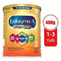 Sữa bột Enfagrow A+ 3 400g vị nhạt dễ uống