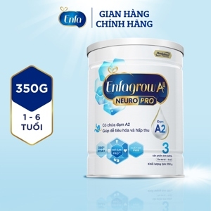 Sữa bột Enfagrow A2 Neuro Pro 3 dành cho trẻ 1-6 tuổi 350g