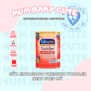 Sữa bột Enfagrow Toddler Next Step 3 - hộp 907g  (dành cho trẻ từ 1 - 3 tuổi)