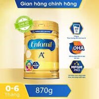 Sữa bột Enfamil A+ 1 cho be 0-6 thang , lon 830g, HÀNG CHĨNH HÃNG, DATE MỚI 2023