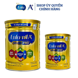 Sữa bột Enfamil A+ 1 DHA+ MFGM Pro - hộp 830g (dành cho trẻ từ 0 - 6 tháng)