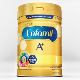 Sữa bột Enfamil A+ 1 DHA+ và MFGM Pro 870g (0 - 6 tháng)