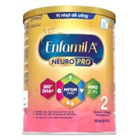 Sữa bột Enfamil A+ Neuropro 1 Vị thanh mát với dưỡng chất DHA & MFGM Lon 400g