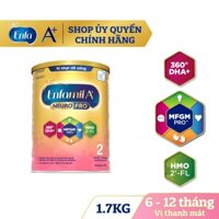 Sữa bột Enfamil A+ Neuropro 2 Vị thanh mát với dưỡng chất DHA & MFGM Lon 1.7kg