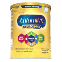 Sữa bột Enfamil A+ NeuroPro Số 1 (400G) cho bé từ 0-6 tháng tuổi