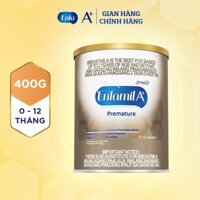 Sữa Bột Enfamil A+ Premature: Sữa Cho Trẻ Sinh Non - 400g dành cho trẻ từ 0-12 tháng