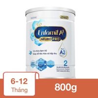 Sữa bột Enfamil A2 Neuropro Follow Up Formula số 2 (đạm quý A2) 800g (6 - 12 tháng)