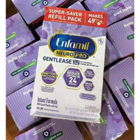Sữa Bột Enfamil Neuro Pro Gentlease Dành Cho Bé Bị Nôn Trớ Khóc Đêm, Sữa Enfamil Tím Của Mỹ
