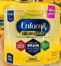 Sữa bột Enfamil Neuro Pro NON-GMO Infant Formula 587g nhập Mỹ