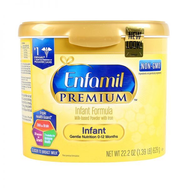 Sữa bột Enfamil Premium Infant 1 - hộp 629g (dành cho trẻ từ 0 - 12 tháng)