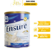 Sữa bột ENSURE abbott vanilla 850g nội địa Úc hương vani giàu dinh dưỡng bổ sung vitamin canxi.