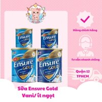 Sữa bột Ensure Gold Abbott Hương Vani/ Vani ít ngọt 800g