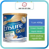 Sữa bột Ensure Gold (HMB) hương Hạnh Nhân Green Health 400g (Chính hãng)