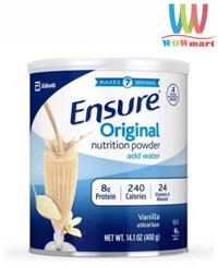 Sữa bột Ensure hương Vani Ensure Original Vanilla 400g