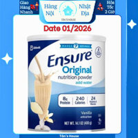 Sữa bột Ensure Mỹ Vanilla Originnal 400g