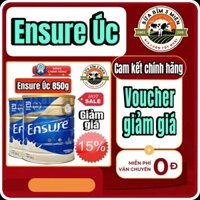 Sữa bột Ensure Úc 850 vị Vani nhập khẩu nguyên lon chính hãng Abbott date mới