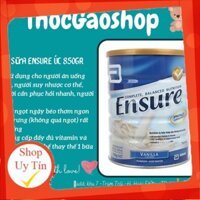 Sữa bột Ensure Úc 850gr - bữa ăn hoàn hảo đủ dưỡng chất