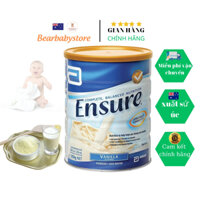Sữa bột ensure ÚC hương vanilla hộp 850g dành cho người cao tuổi người suy nhược cơ thể