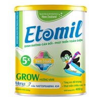 Sữa bột ETOMIL GROW 5X Hương Vani - lon 700gr ( dành cho trẻ trên 3 tuổi )