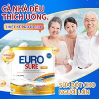 Sữa bột EURO cho người già 700g/chai, bổ sung nhanh chóng các dưỡng chất cần thiết cho cơ thể và tăng cường miễn dịch