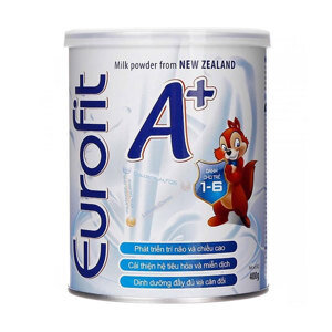 Sữa bột Eurofit A+ - hộp 400g (dành cho trẻ từ 1-6 tuổi)