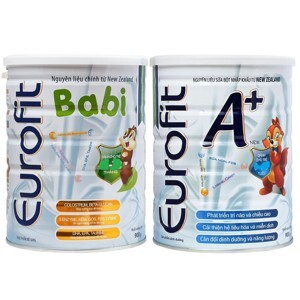 Sữa bột Eurofit A+ - hộp 900g (dành cho trẻ từ 1-6 tuổi)