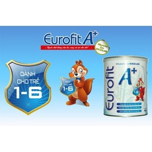 Sữa bột Eurofit A+ - hộp 900g (dành cho trẻ từ 1-6 tuổi)