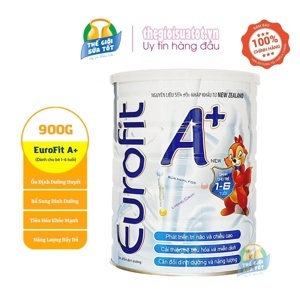 Sữa bột Eurofit A+ - hộp 900g (dành cho trẻ từ 1-6 tuổi)
